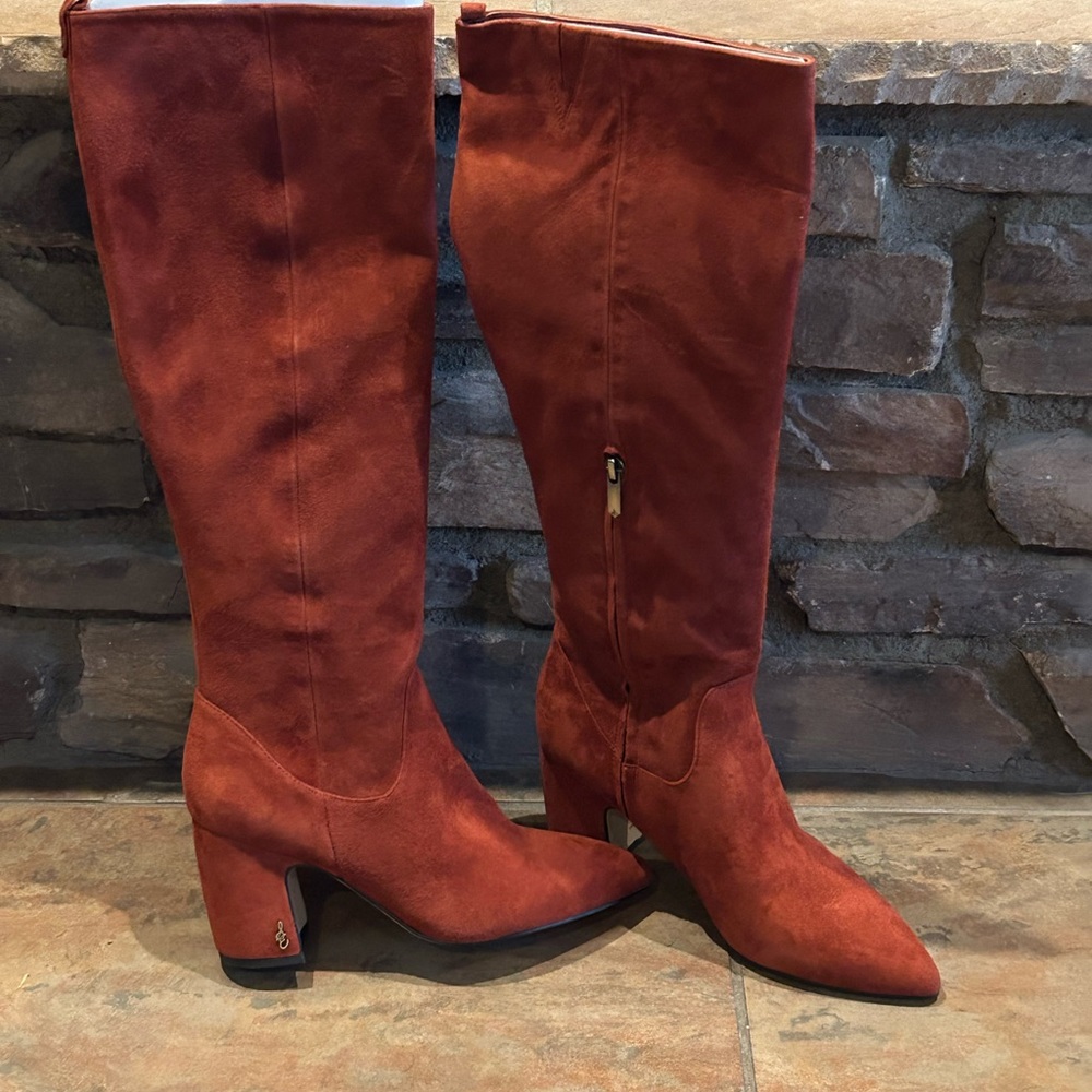 Sam Edelman NWT Knee High Boots in a Beautiful Paprika Color